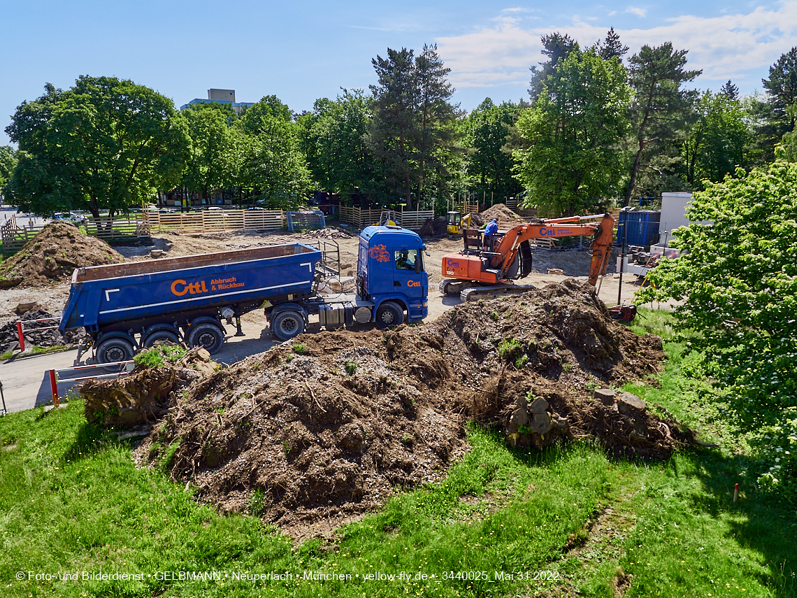 31.05.2022 - Baustelle am Haus für Kinder in Neuperlach